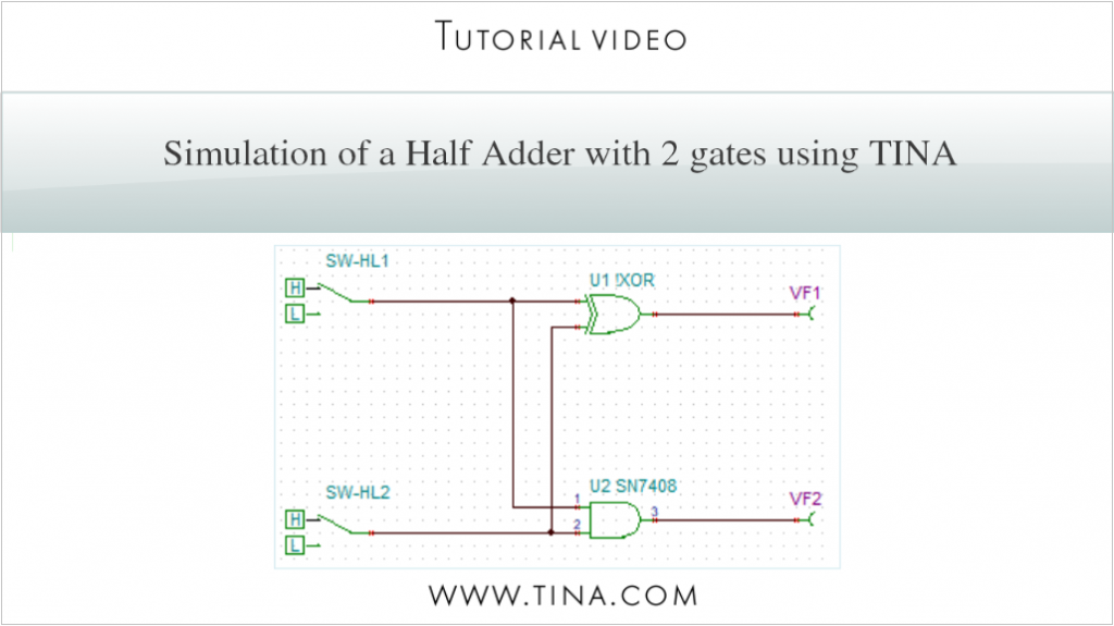 SimulationHalfAdder2Gates