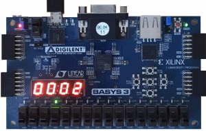 Digilent_Basys3_board_with_display_number - The Circuit Design Blog